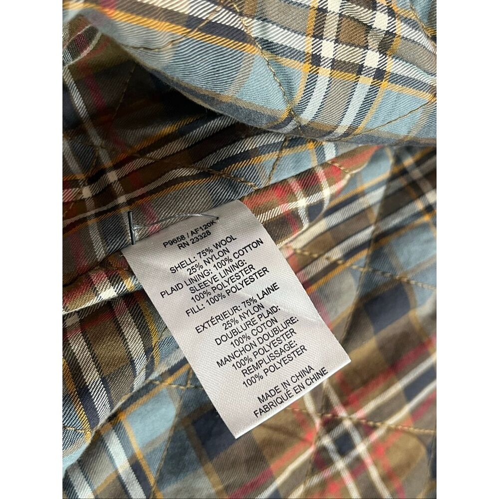 Pendleton Women’s Wool Jacket Blue Plaid Lined Size 6 Vintage - Picture 4 of 13